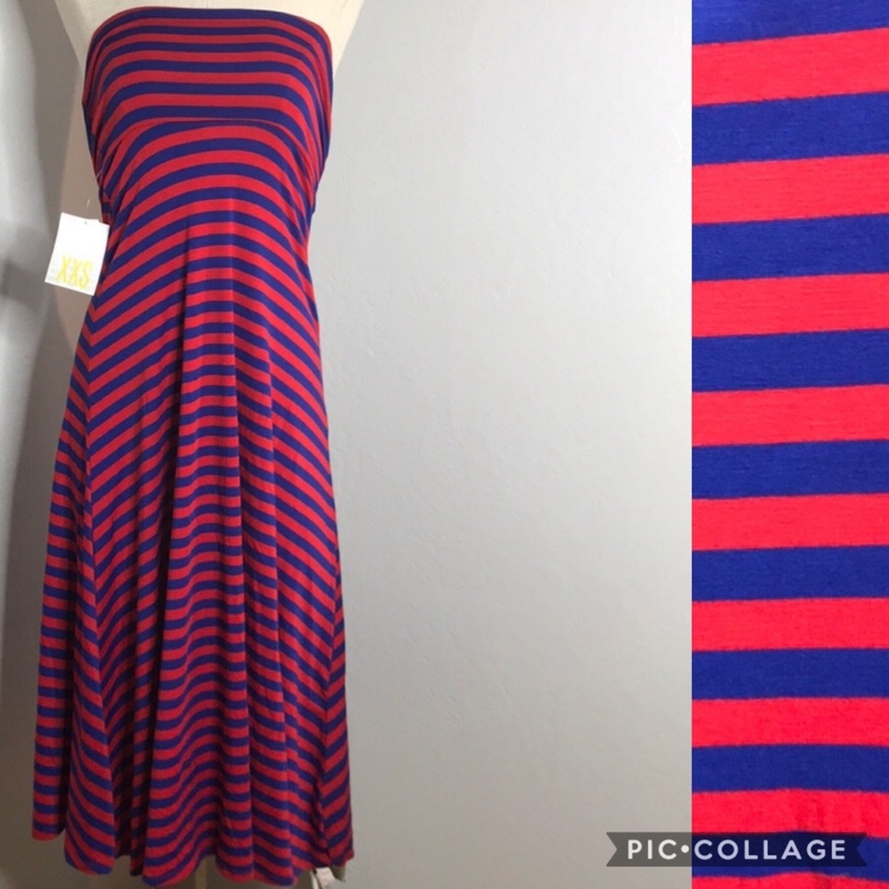 Lularoe Maxi long skirt striped stretchy XXS